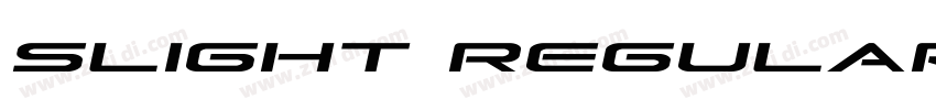 Slight Regular字体转换
